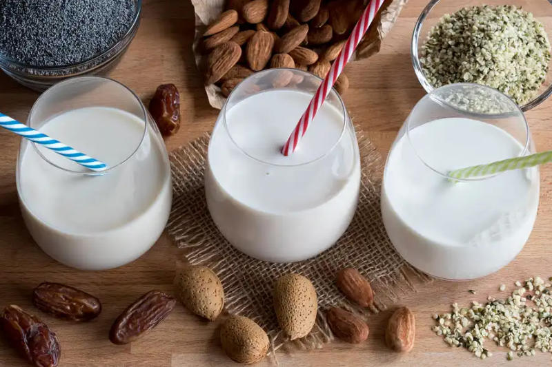The properties of almond milk